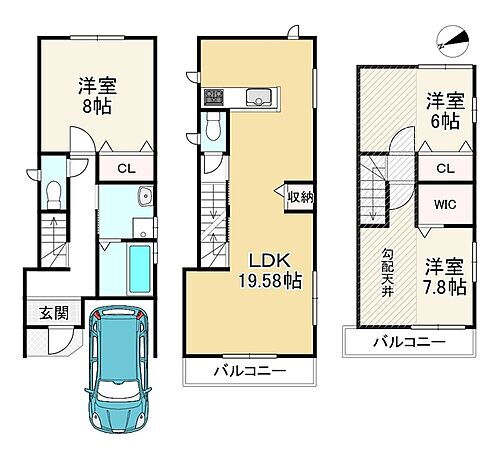 京都府京都市右京区嵯峨野嵯峨ノ段町 3180万円 3LDK