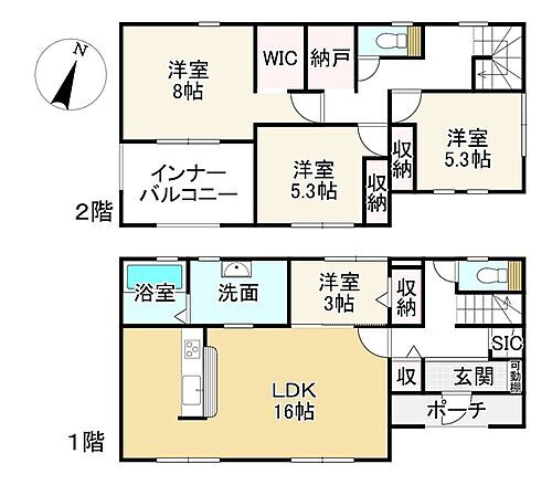 滋賀県長浜市口分田町 2630万円 4SLDK