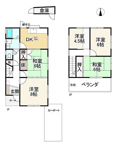 奈良県生駒郡平群町北信貴ケ丘２丁目 720万円 5DK