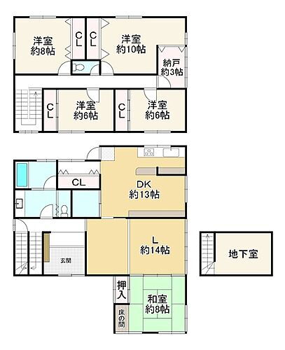 大阪府枚方市田口山２丁目 2990万円 5SLDK