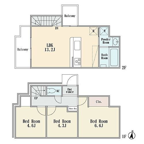 東京都調布市入間町３丁目 5480万円 3LDK