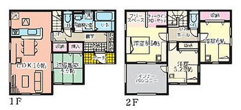 －Ｌｉｖｅｌｅ　Ｇａｒｄｅｎ．Ｓ－保原町鉄炮町　２号棟 ＜間取図＞2号棟：4LDK＋WIC