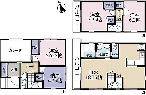 東京都江戸川区東葛西6丁目 葛西駅 新築一戸建て 物件詳細