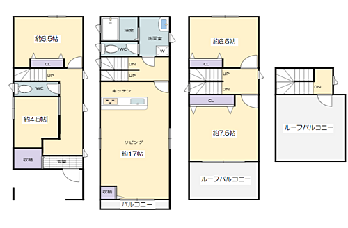 大阪府大阪市住吉区帝塚山東３丁目 4780万円 4LDK
