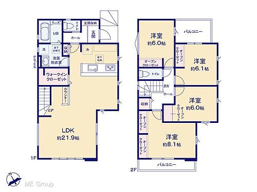 埼玉県越谷市大字袋山 大袋駅 新築一戸建て 物件詳細