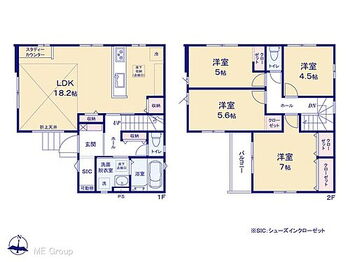 柏市あかね町２期　新築一戸建て　全１棟 図面と異なる場合は現況を優先