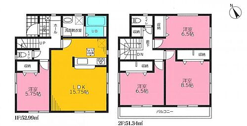 埼玉県三郷市花和田 3180万円 4LDK