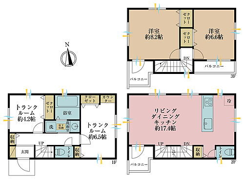 東京都江東区東砂４丁目 6480万円 2LDK