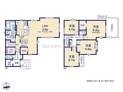 千葉県野田市尾崎 川間駅 新築一戸建て 物件詳細