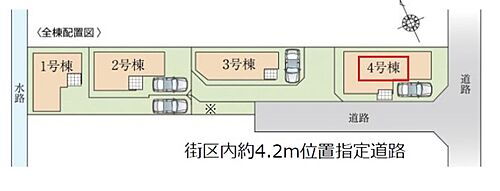 川口市芝富士７期　全４棟　４号棟 区画図