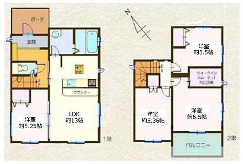 東京都武蔵村山市三ツ藤２丁目 2999万円