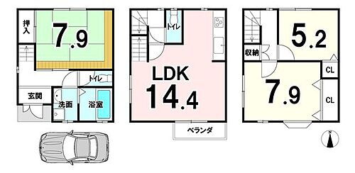 京都府京都市伏見区新町１丁目 中古住宅