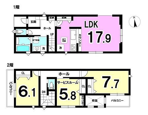 愛知県名古屋市南区楠町55-7 鶴里駅 新築一戸建て 物件詳細