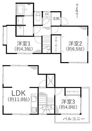 神奈川県横浜市港南区下永谷２丁目 2580万円 3LDK