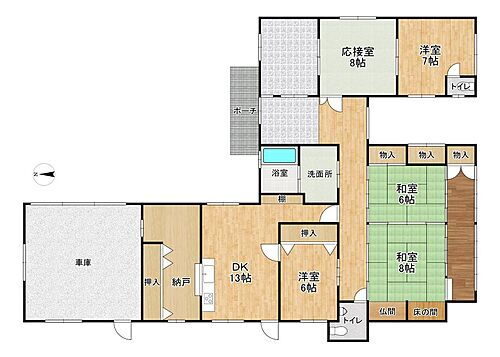 愛知県一宮市西五城字杁先南3-12 二子駅 中古住宅 物件詳細