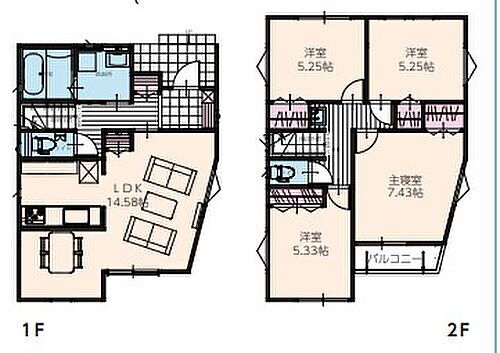 神奈川県茅ヶ崎市西久保 3690万円 4LDK