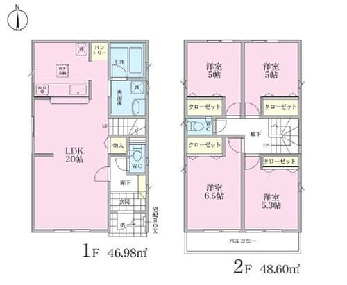 神奈川県横浜市神奈川区羽沢町 4980万円 4LDK