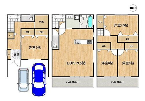 大阪府大阪市平野区平野市町２丁目 2980万円