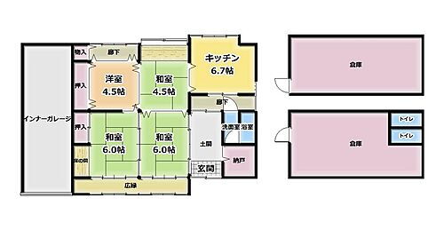 兵庫県多可郡多可町加美区多田 本黒田駅 中古住宅 物件詳細