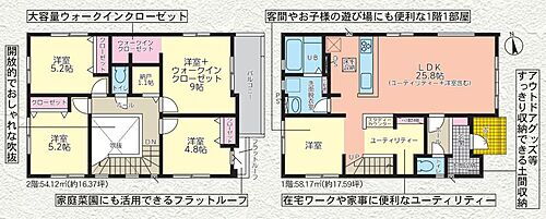 浜松市浜名区中瀬　１号棟　ＫＦ 部屋数が多く使いやすい間取りです♪