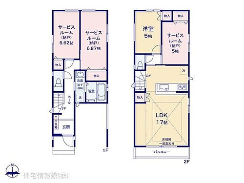 江戸川区松江２丁目ＩＶ・Ｖ　Ｅ号棟 図面と異なる場合は現況を優先