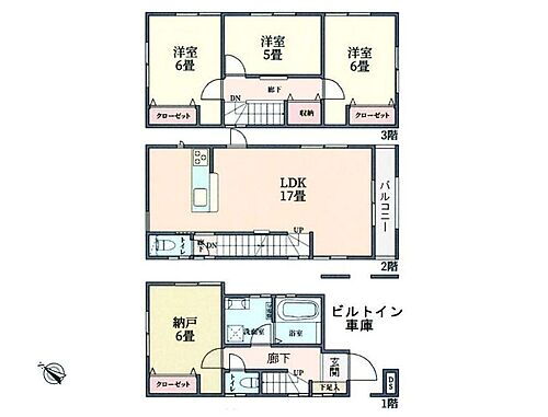 埼玉県さいたま市浦和区領家４丁目 4380万円 3SLDK