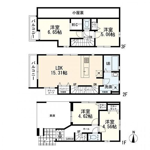 神奈川県横浜市金沢区釜利谷東１丁目 4798万円 3SLDK