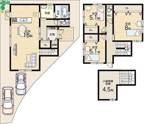 滋賀県守山市小島町 3980万円 3LDK