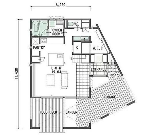 detached 若松町字西太夫道下