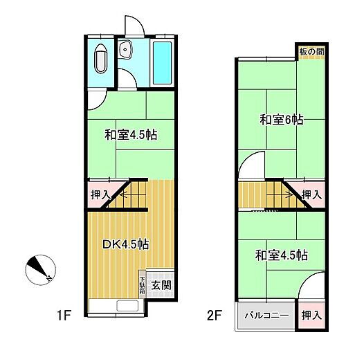 大阪府門真市浜町 古川橋駅 中古テラスハウス 物件詳細