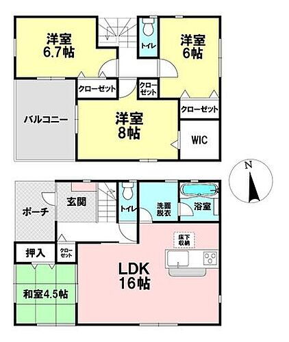 富山県富山市下大久保 2380万円 4LDK