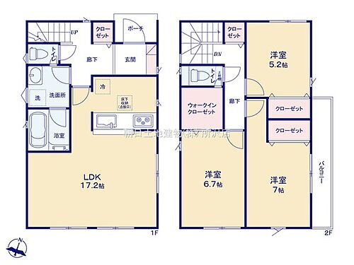 埼玉県新座市新堀1丁目 清瀬駅 新築一戸建て 物件詳細