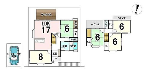 京都府宇治市天神台３丁目 中古住宅