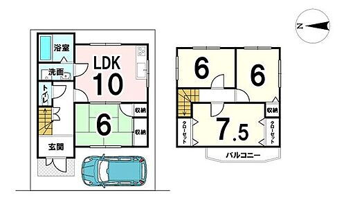 京都府宇治市小倉町山際 中古住宅