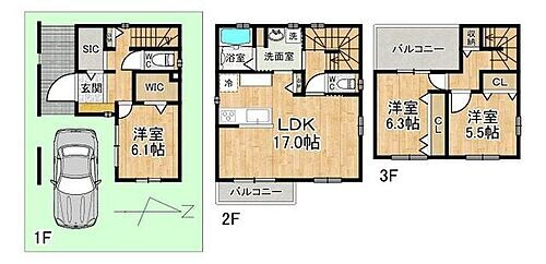 大阪府豊中市北条町1丁目 服部天神駅 新築一戸建て 物件詳細