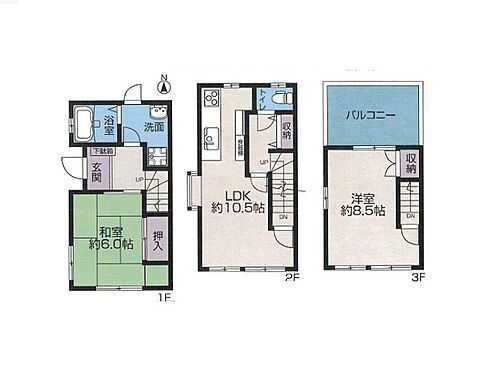 東京都北区豊島３丁目 中古住宅