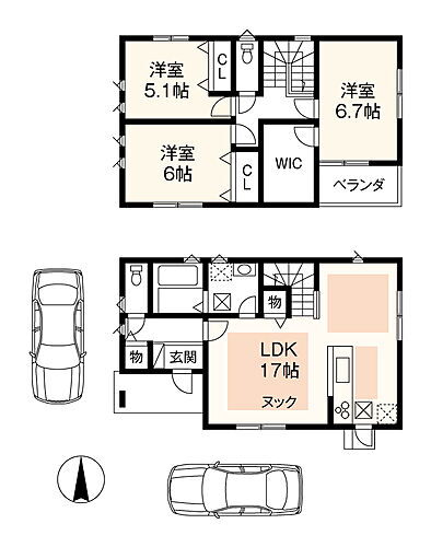 滋賀県守山市吉身６丁目 3871万円 3LDK