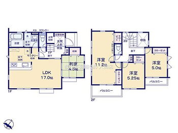 入間市東町３丁目　　新築住宅全１４棟　６号棟 間取図