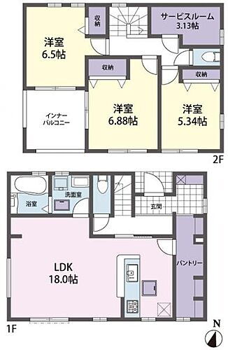 埼玉県川越市豊田町１丁目 3480万円 3SLDK