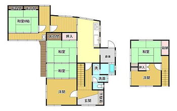 米子市旗ヶ崎３丁目５　中古住宅