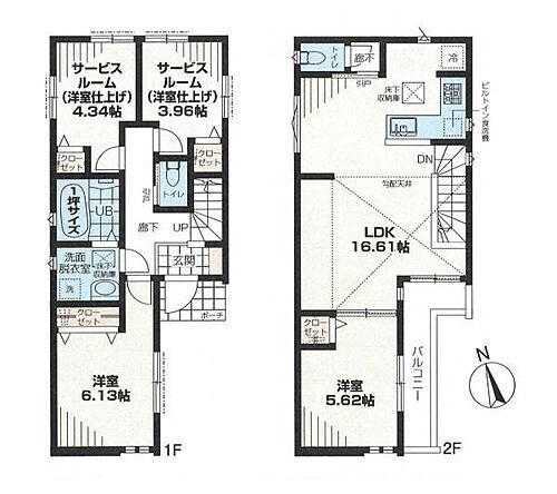 東京都狛江市猪方４丁目 6180万円 2SLDK