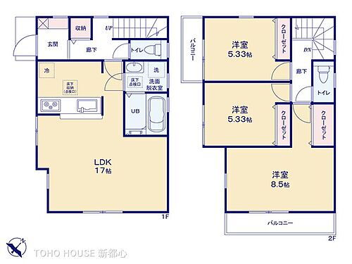 埼玉県川越市砂新田5丁目 新河岸駅 新築一戸建て 物件詳細