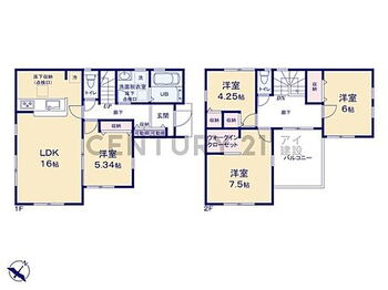 横浜市瀬谷区北新　新築一戸建て 7.5帖の主寝室は収納力のあるＷＩＣ完備