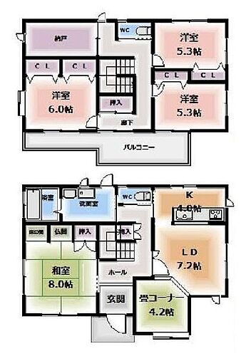 和歌山県和歌山市園部 1180万円 5SLDK