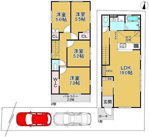 大阪府松原市南新町６丁目 3198万円 4LDK