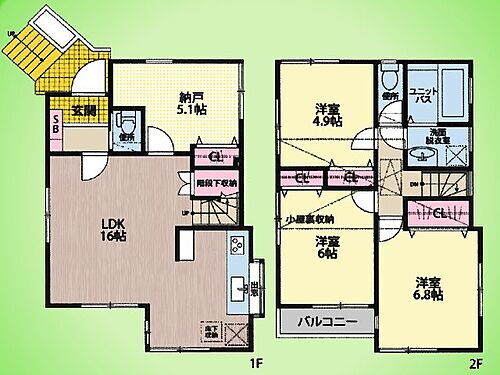 神奈川県川崎市高津区下作延４丁目 5480万円 3SLDK