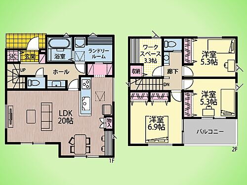 神奈川県横浜市青葉区桂台２丁目 6780万円 3SLDK