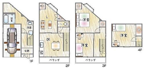 大阪府大阪市福島区大開1丁目 野田阪神駅 中古住宅 物件詳細