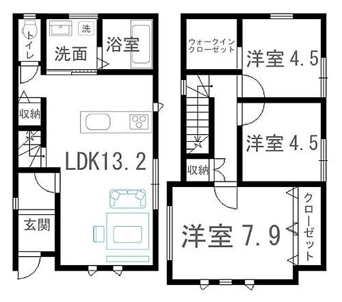 長崎県佐世保市星和台町 2399.8万円 3SLDK