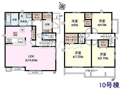 東京都立川市砂川町2丁目68-3 武蔵砂川駅 新築一戸建て 物件詳細